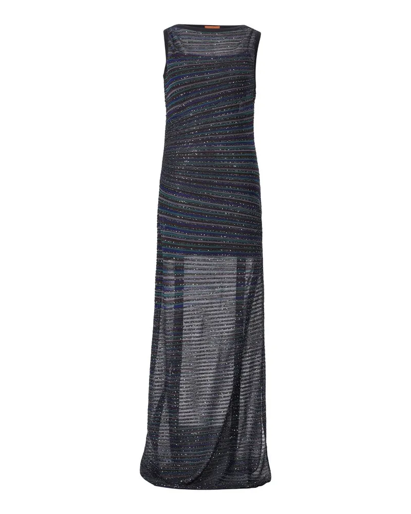 Missoni Maxikleid mit Pailletten Schwarz