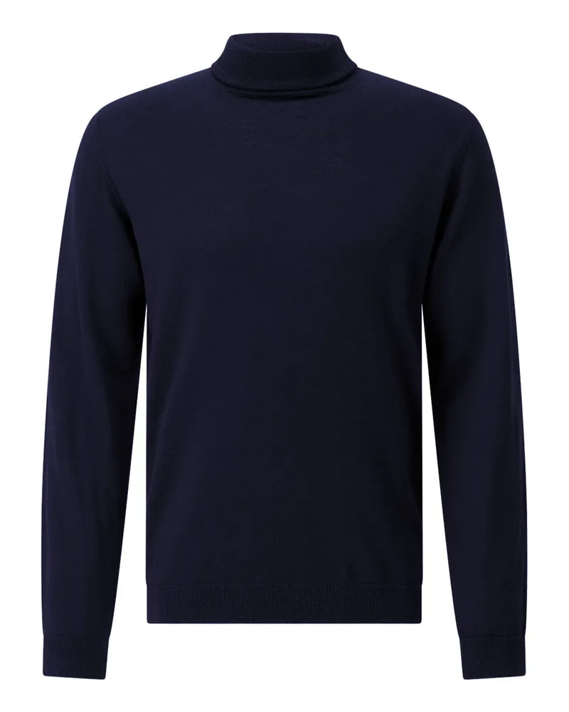 Roberto Collina Rollkragenpullover aus Wolle Navy