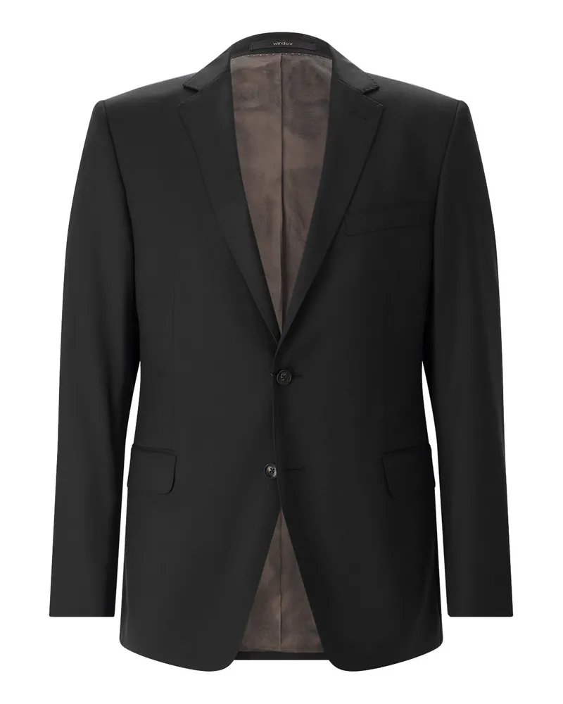 windsor. Sakko aus Wolle Schwarz