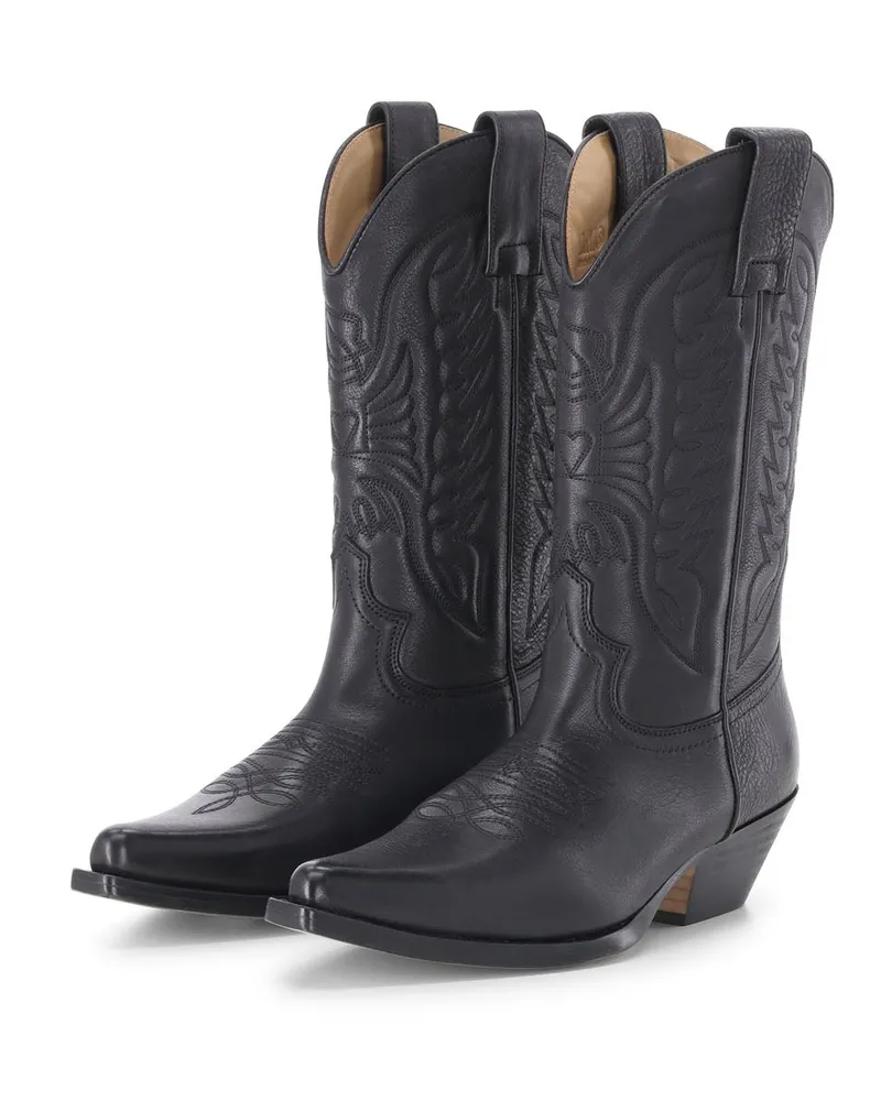 Maison Margiela Cowboy Boots Schwarz