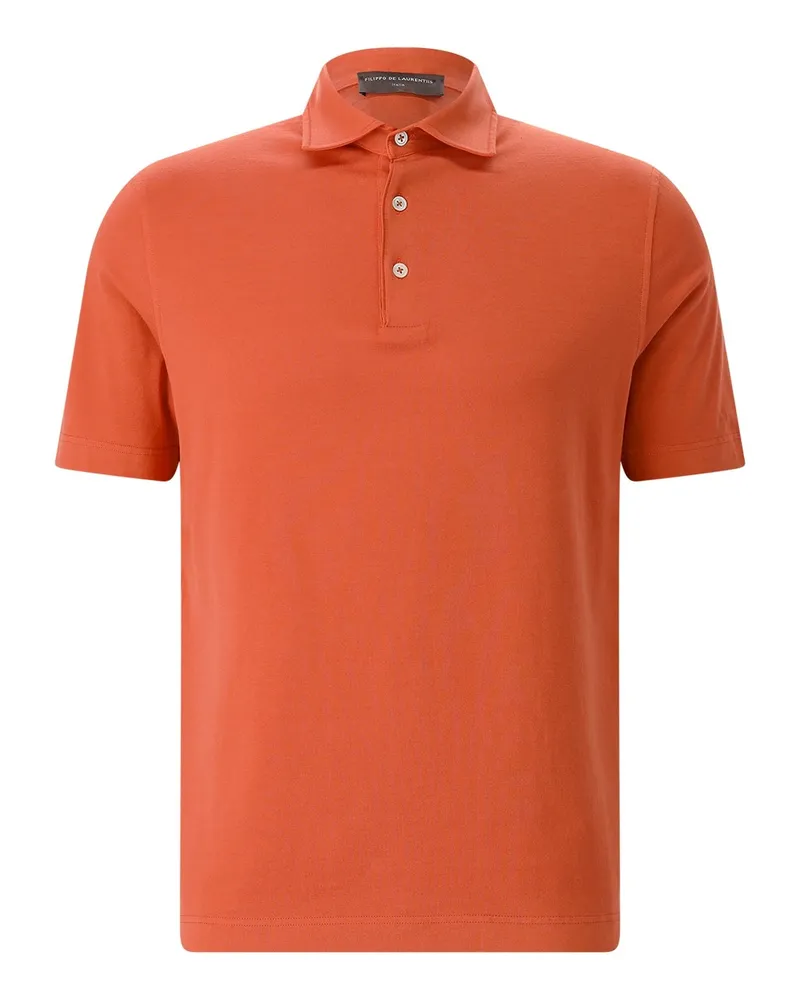 Filippo de Laurentiis Poloshirt Jervin aus Baumwolle Orange