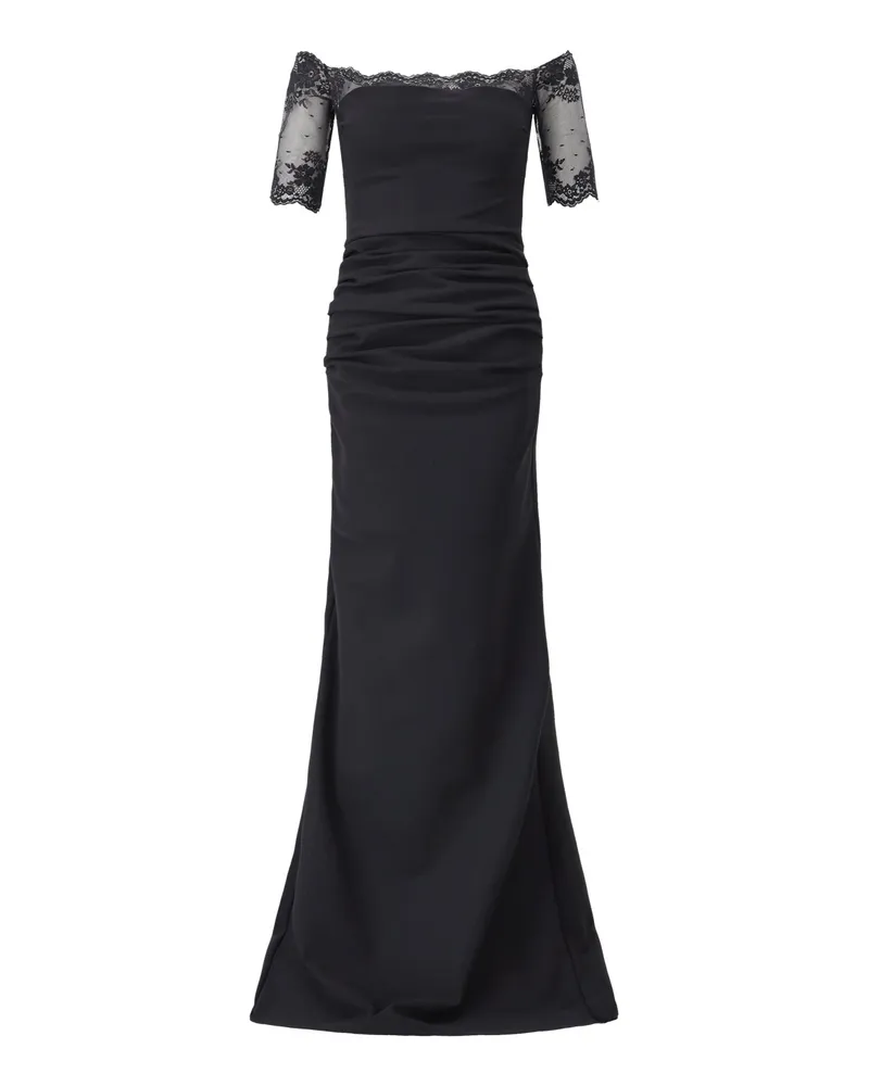 Chiara Boni Langes Abendkleid Schwarz