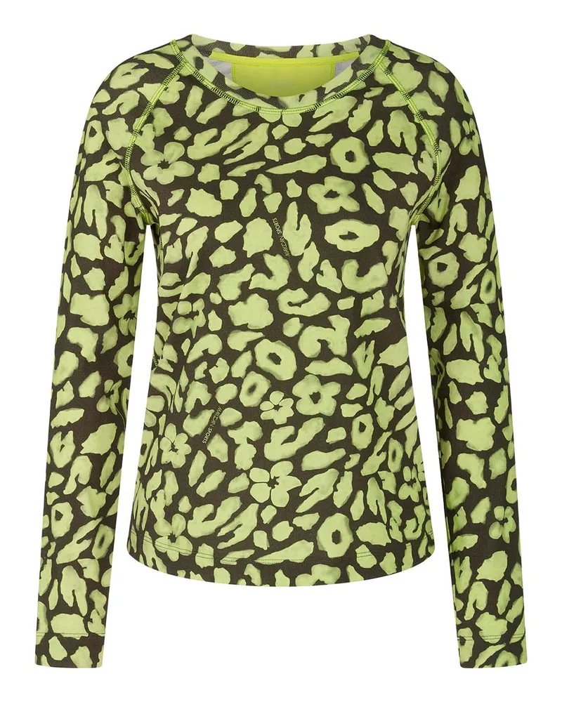 Marc Cain Langarmshirt mit Print Hellgrün