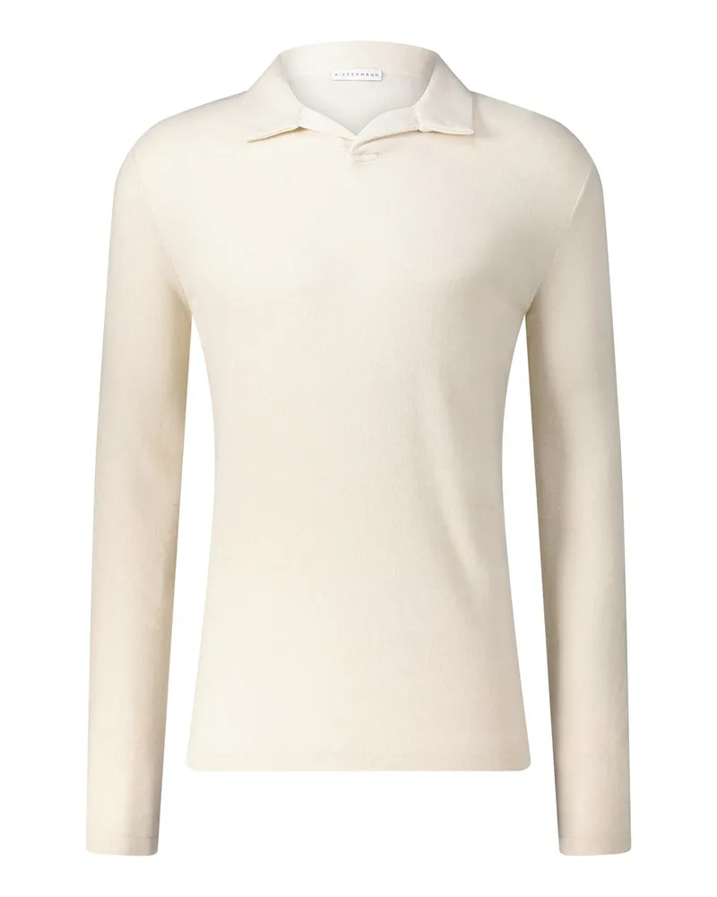 KIEFERMANN Sweatshirt Tonin aus Baumwoll-Mix Beige