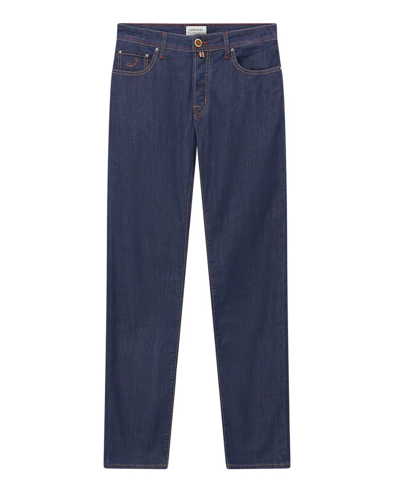Jacob Cohën Slim-Fit Jeans Bard Dunkelblau