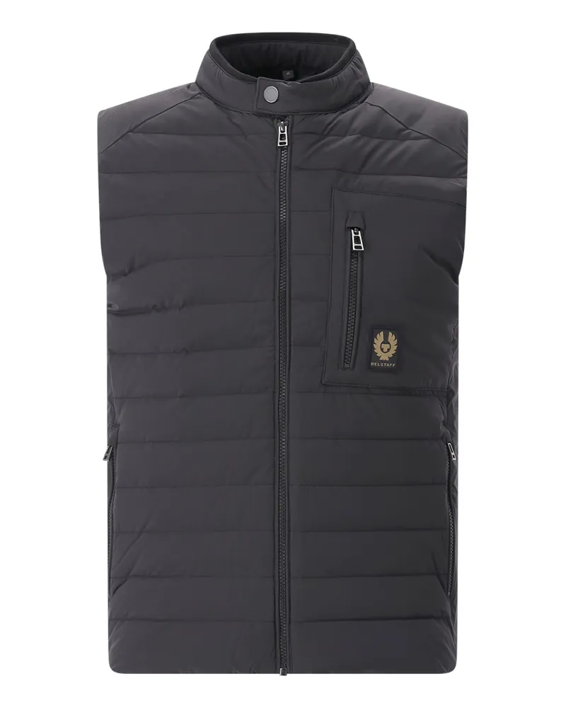 Belstaff Weste mit Logo Schwarz