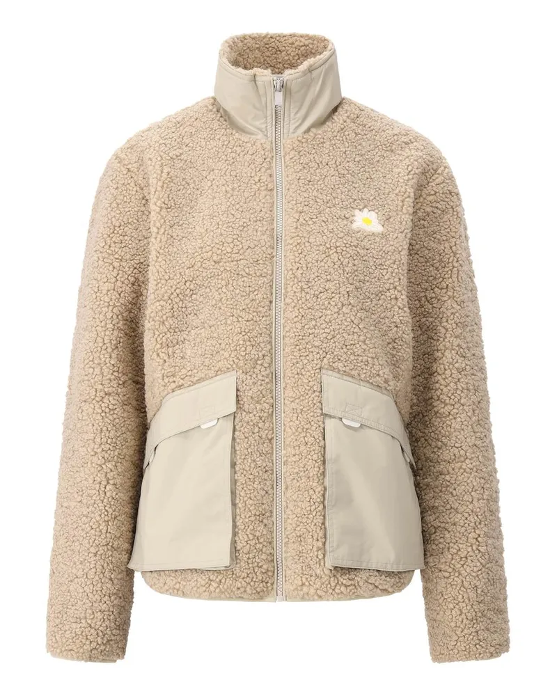 AUTRY Teddyfell Jacke Beige