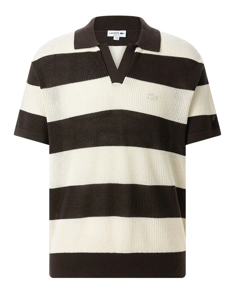 Lacoste Poloshirt mit Logo Dunkelbraun