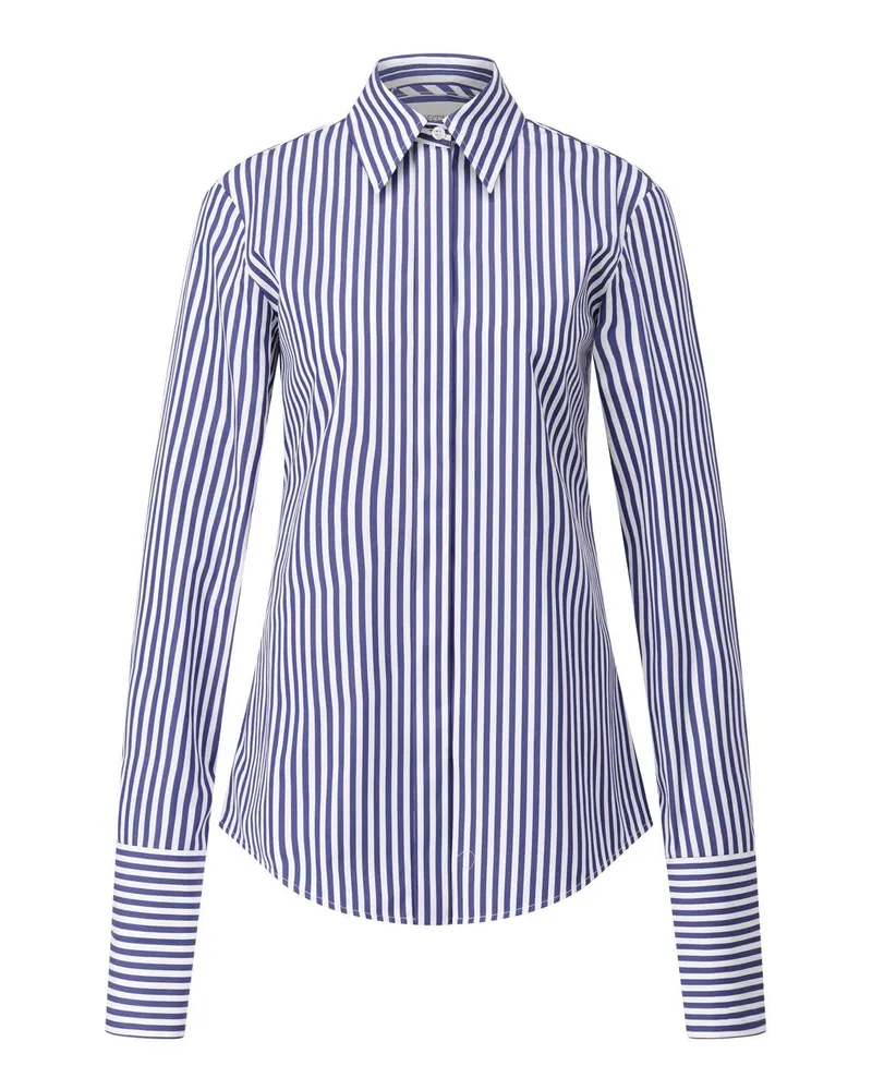 SPORTMAX Hemdbluse Conio mit Streifen Blau