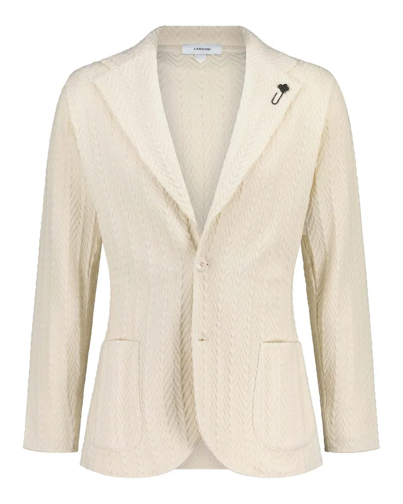 LARDINI Sakko aus Strick Beige
