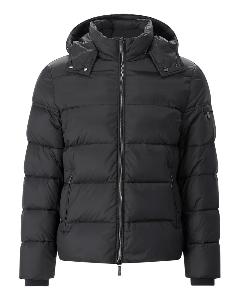 MOORER Jacke Brett mit Daunen Schwarz
