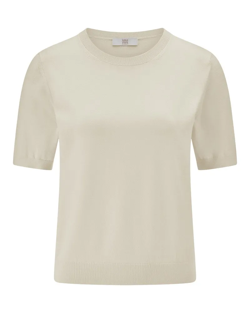 Riani T-Shirt aus Wolle Creme