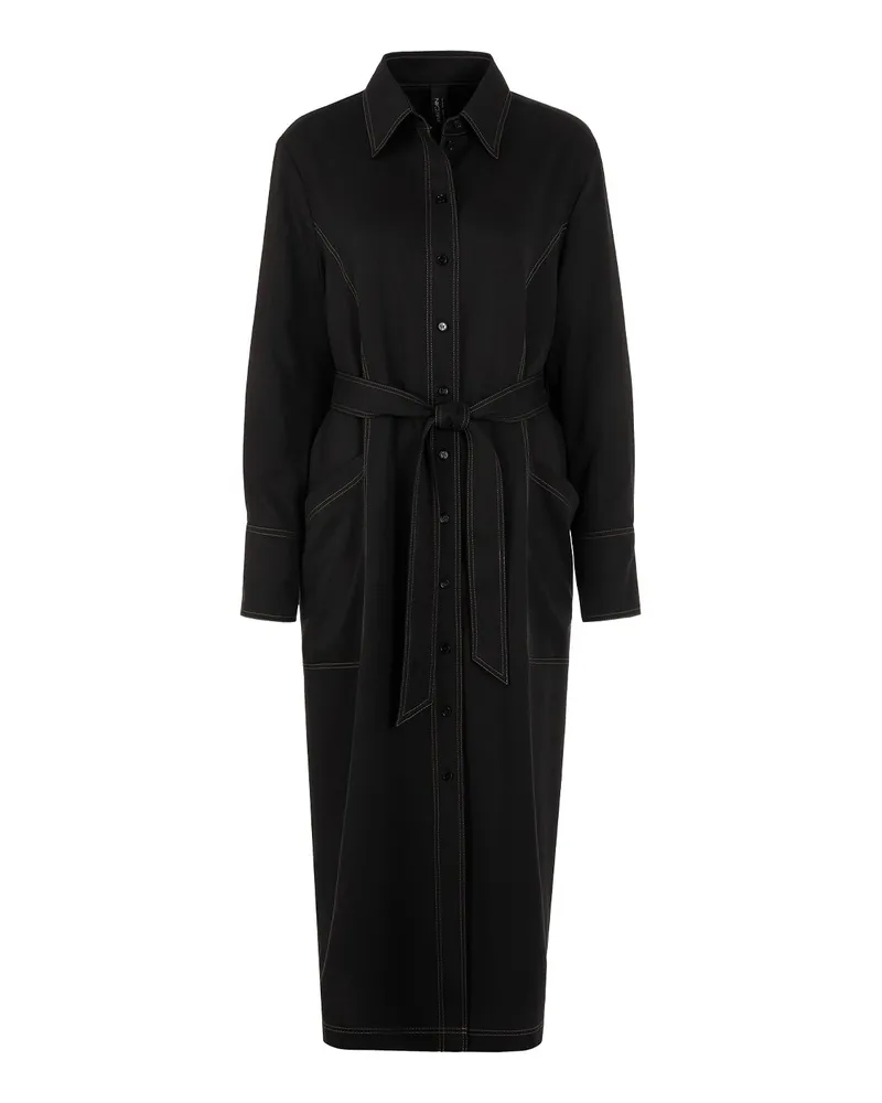 Marc Cain Langes Blusenkleid Schwarz