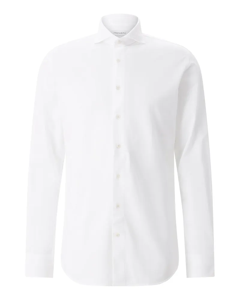 Profuomo Slim-Fit Hemd Weiss