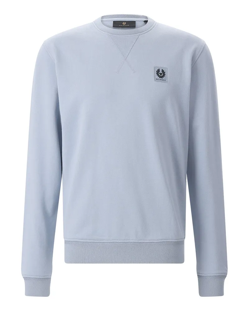Belstaff Sweatshirt aus Baumwolle Hellblau