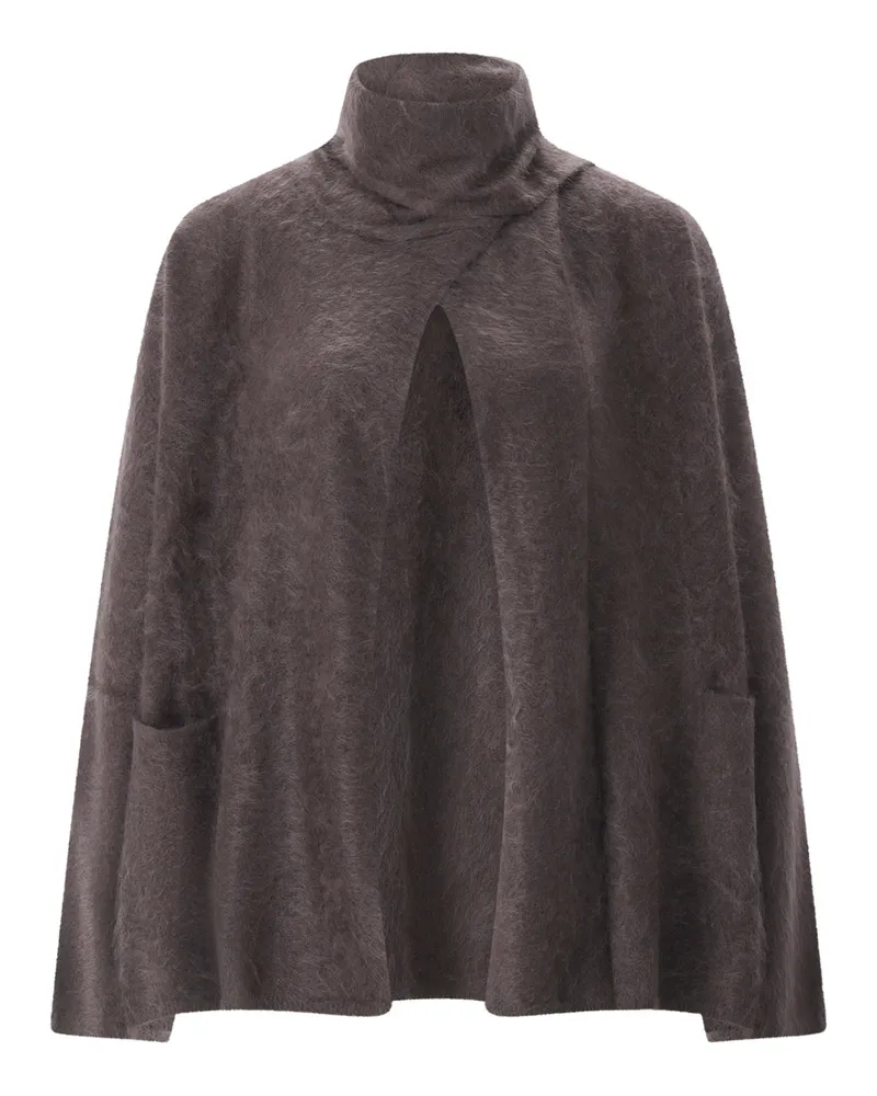 SMINFINITY Cardigan aus Kaschmir Braun