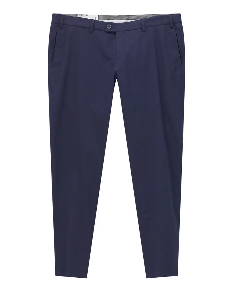 Hiltl Slim-Fit Hose aus Baumwoll-Mix Dunkelblau