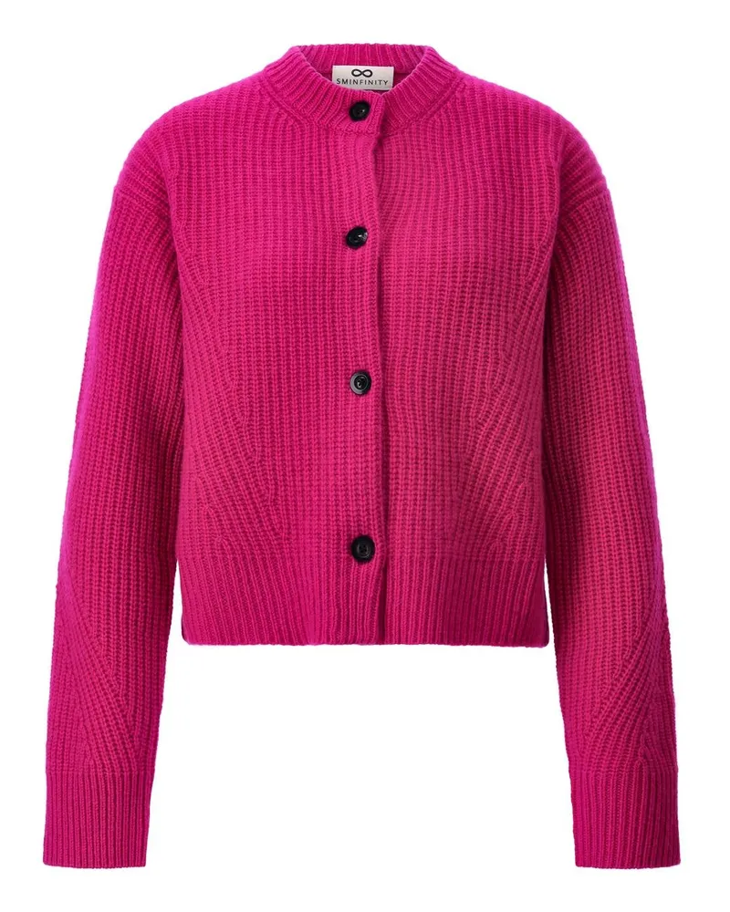 SMINFINITY Strickjacke aus Kaschmir Pink