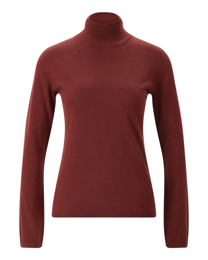 Max Mara Rollkragenpullover Gatto aus Kaschmir Rot