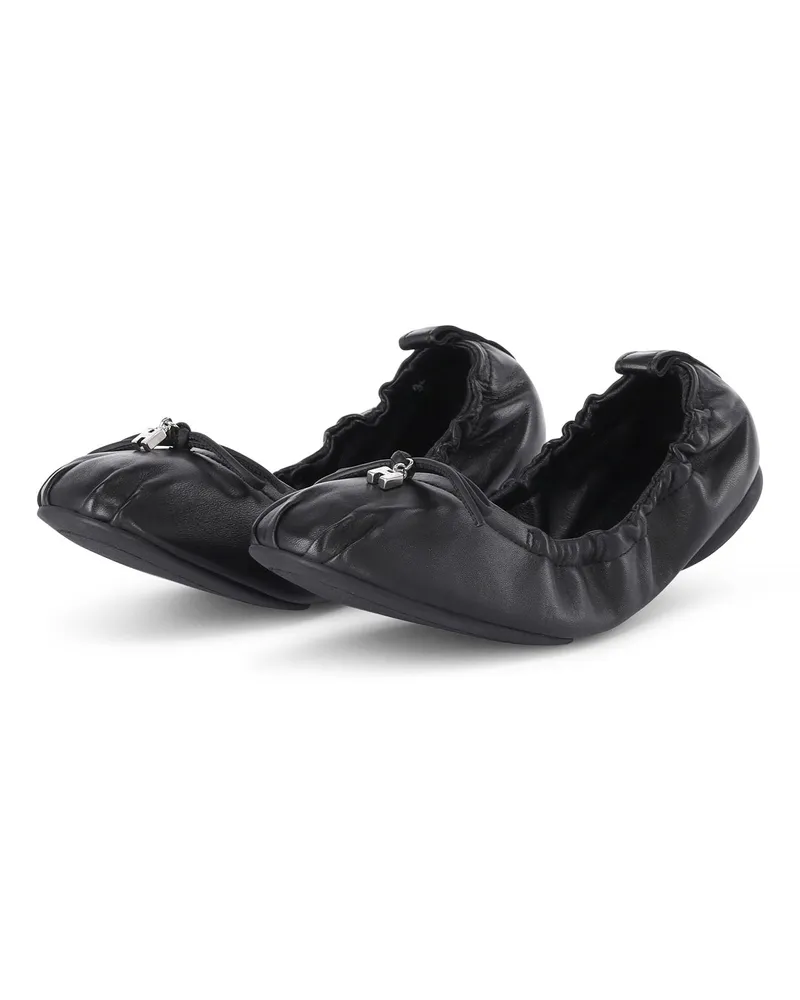Hogan Ballerinas aus Nappaleder Schwarz