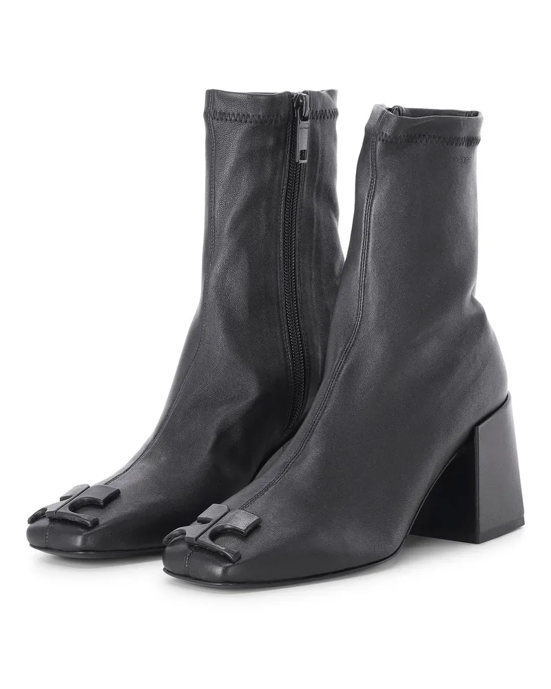 Courrèges Reedition Ankle Boots Schwarz