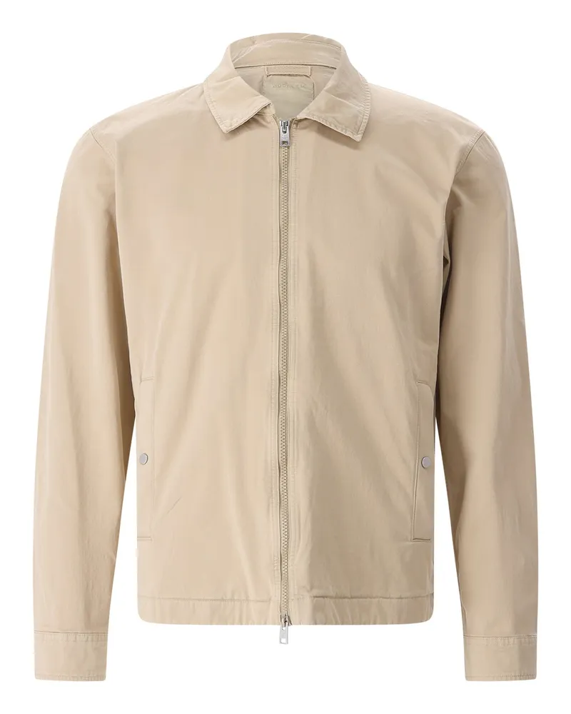 Woolrich Overshirt aus Baumwolle Hellbraun