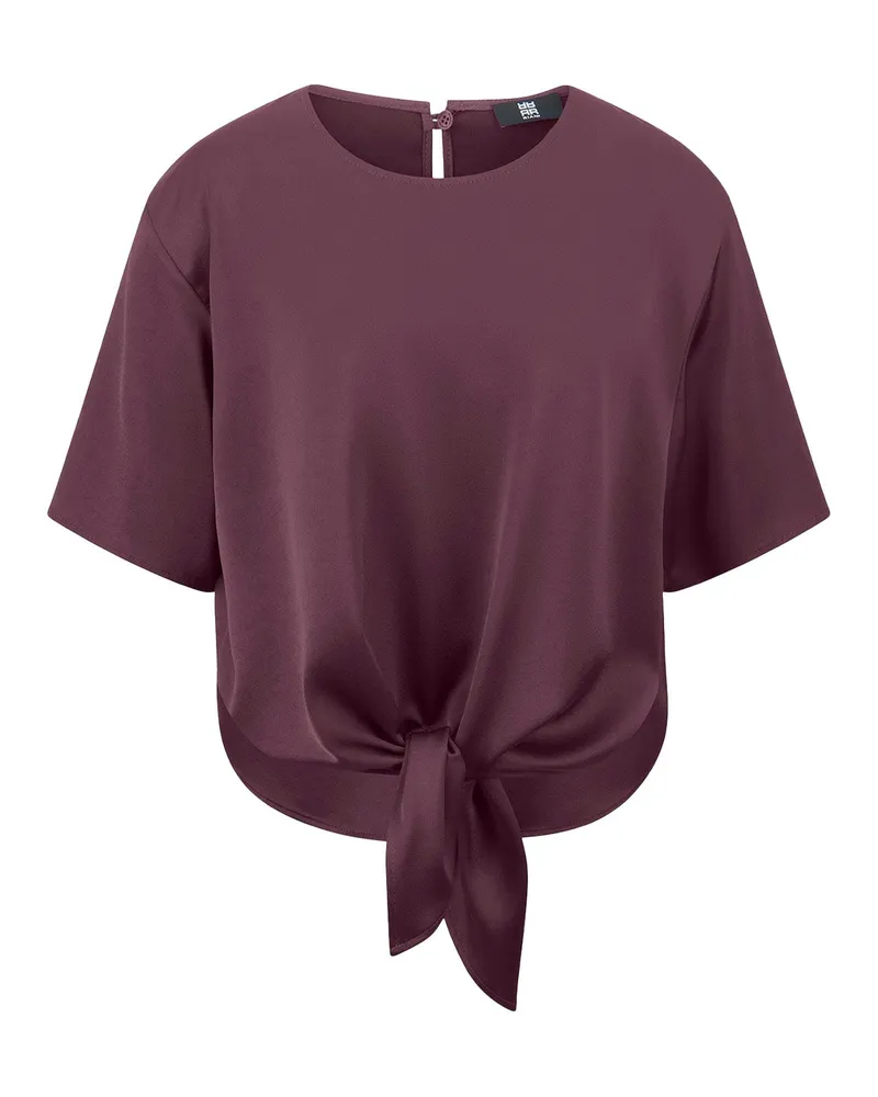Riani Blusenshirt aus Satin Dunkellila