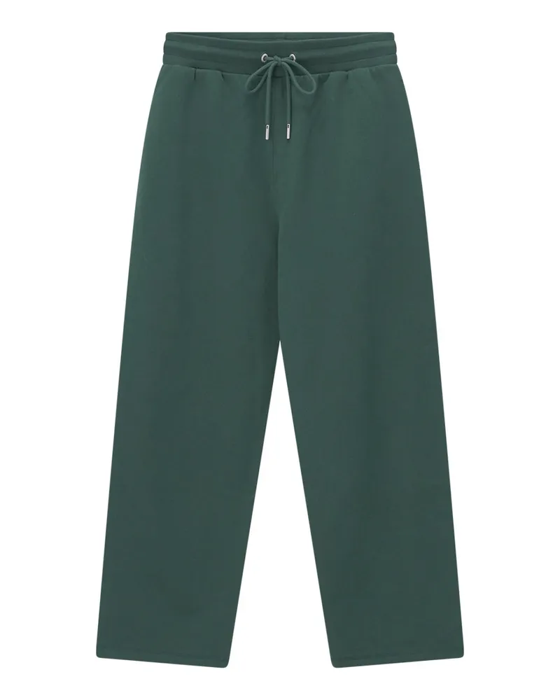 AMI Paris Sweatpants aus Baumwoll-Mix Grün