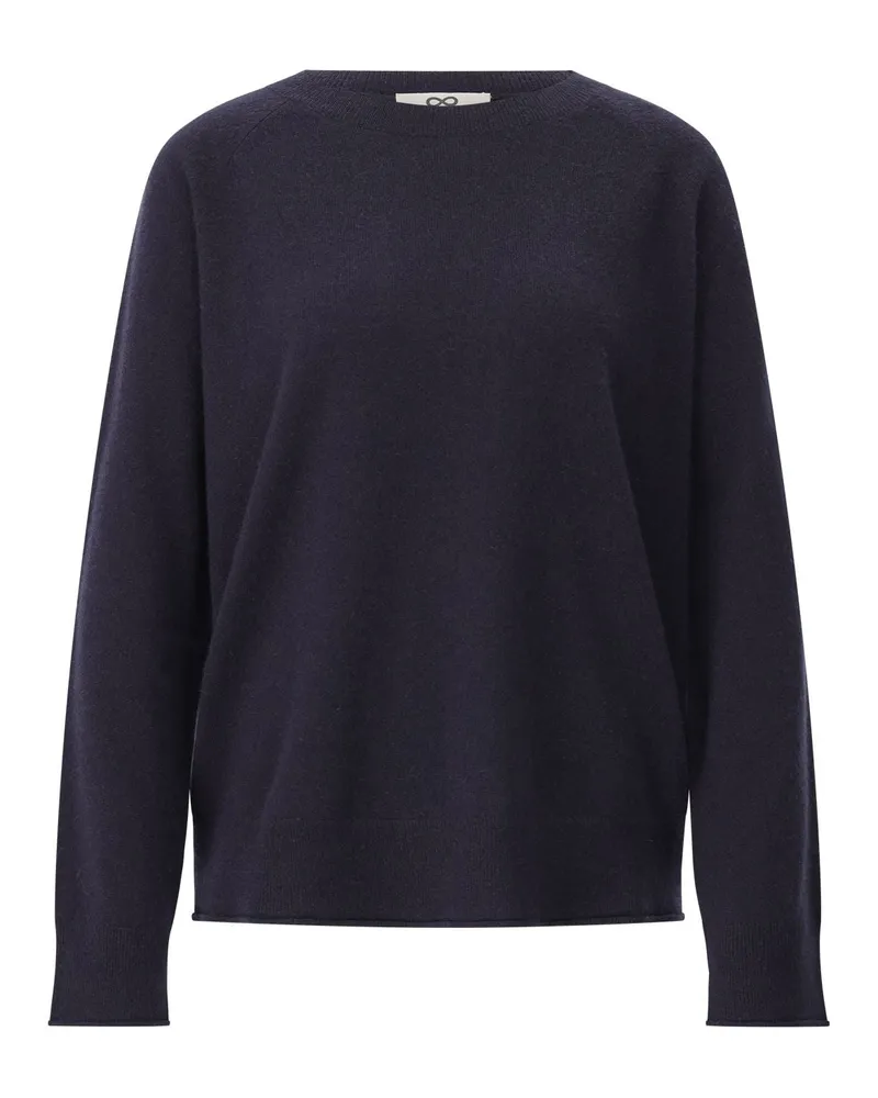 SMINFINITY Pullover aus Kaschmir Dunkelblau