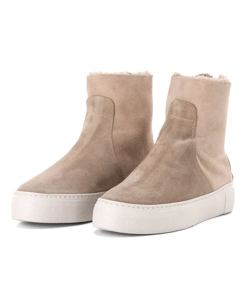 Attilio Giusti Leombruni Boots Meghan aus Leder Hellbraun