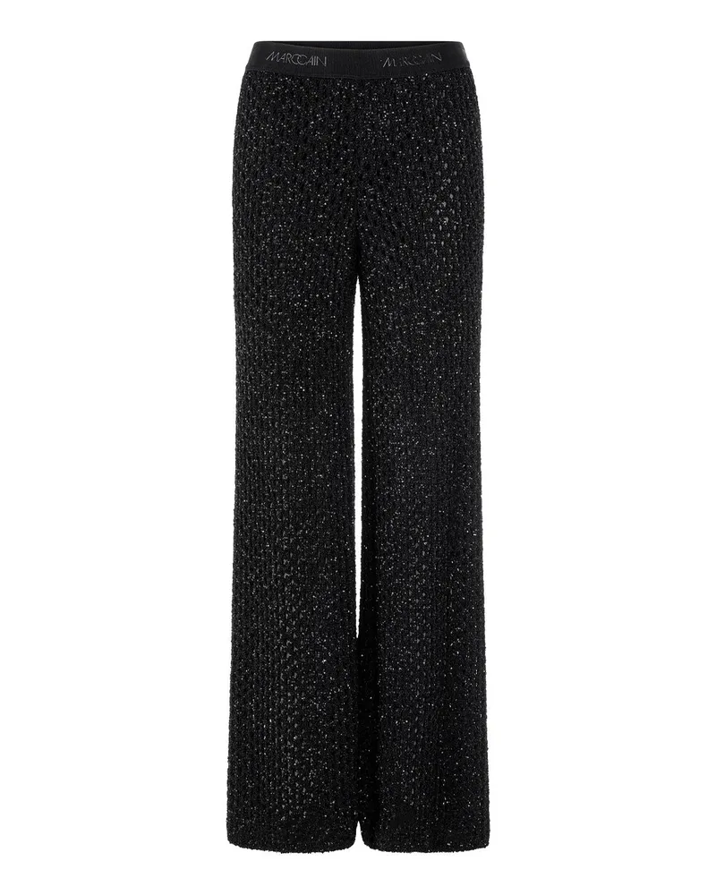 Marc Cain Wide-Fit Hose Welkom Schwarz