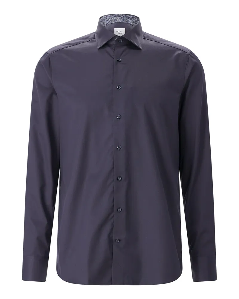Stenströms Slim-Fit Hemd aus Baumwolle Navy