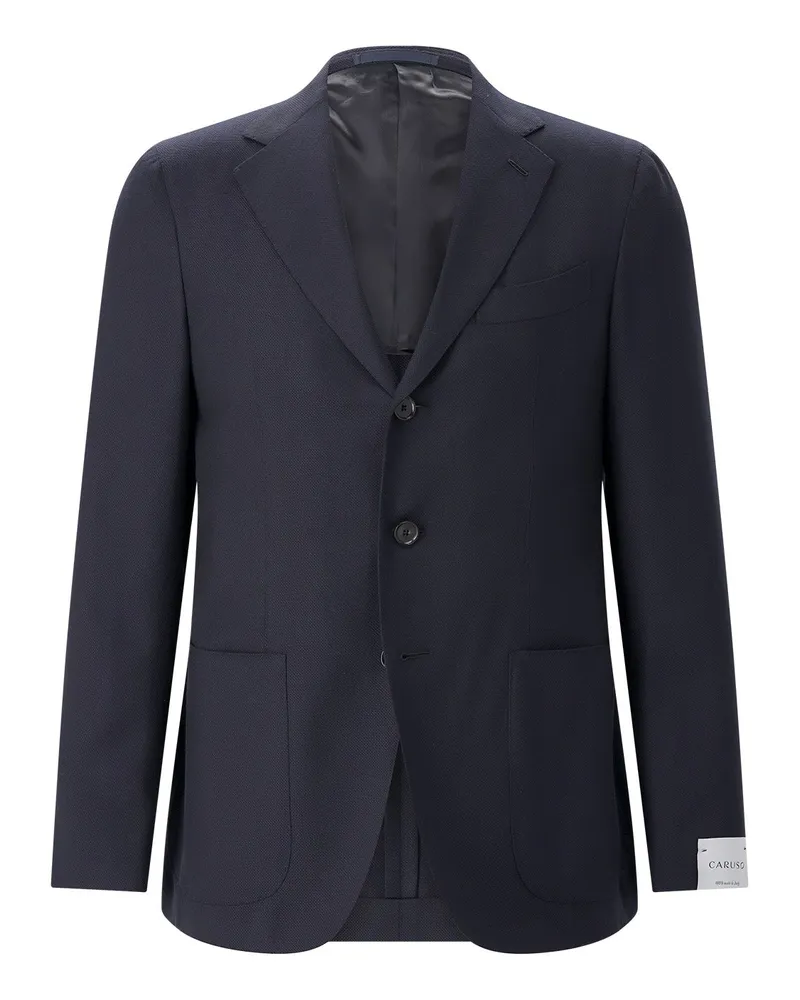 Caruso Sakko aus Wolle Navy