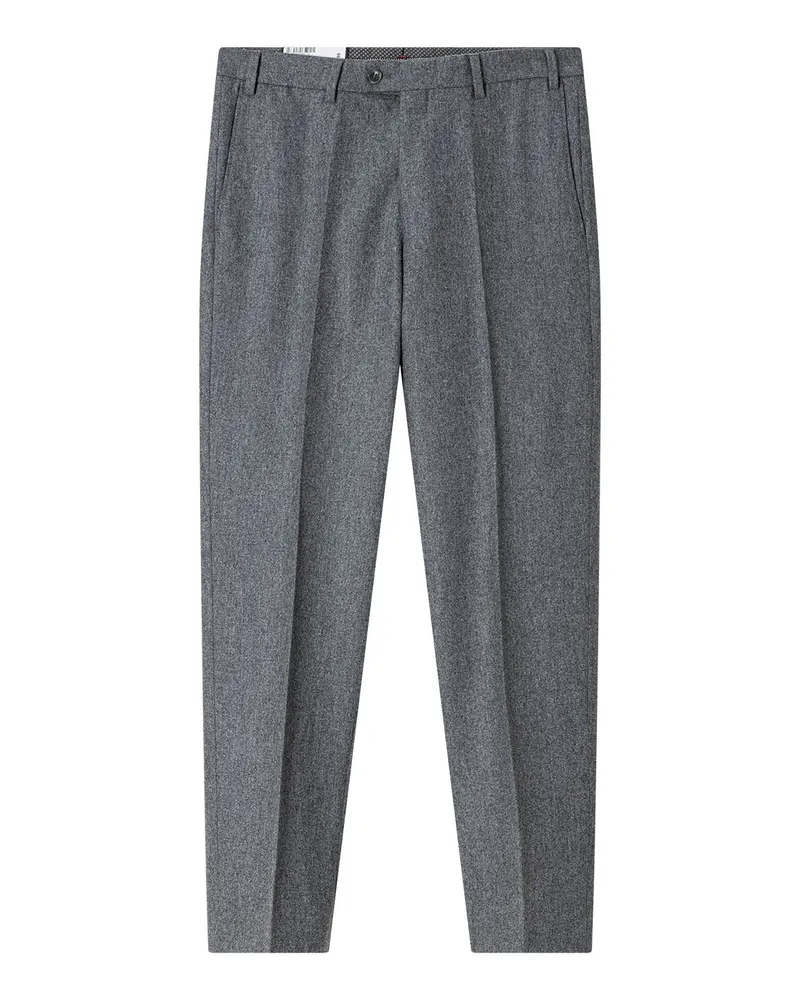 Hiltl Hose aus reiner Schurwolle Hellgrau