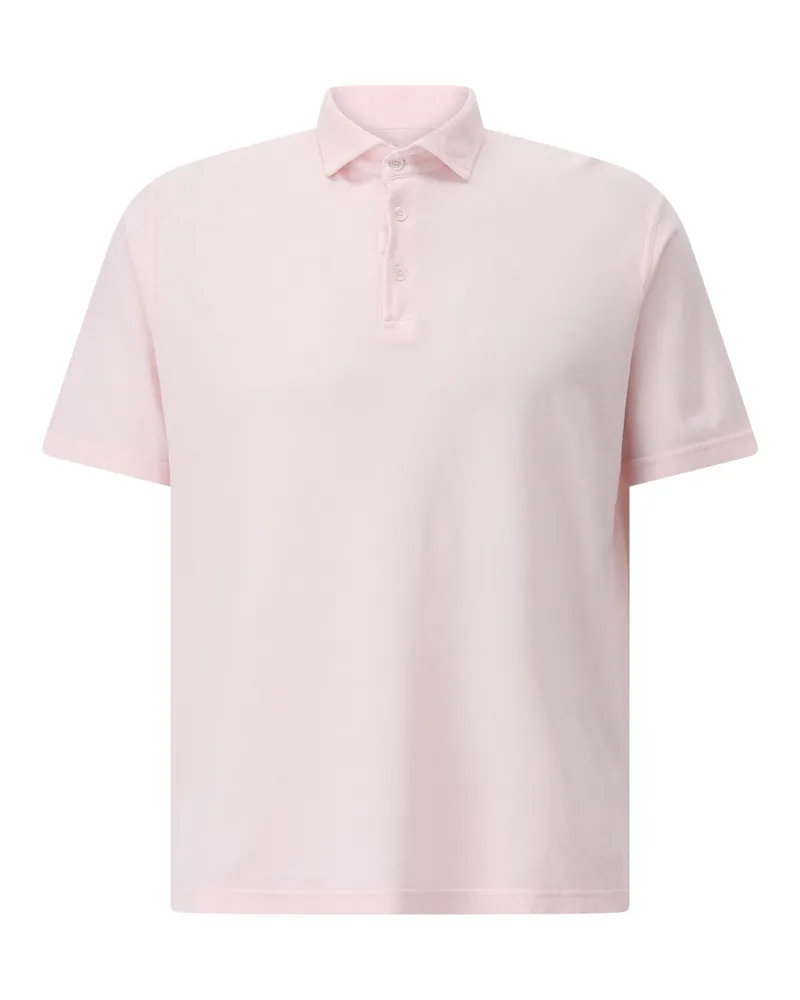 Fedeli Poloshirt aus Baumwolle Rosa
