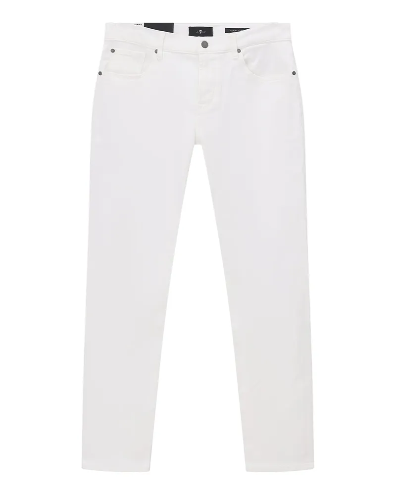 7 for all mankind Slimmy Tapered Jeans Weiß