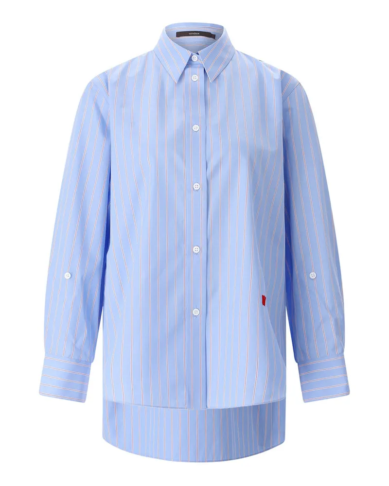 windsor. Gestreifte Hemdbluse Blau