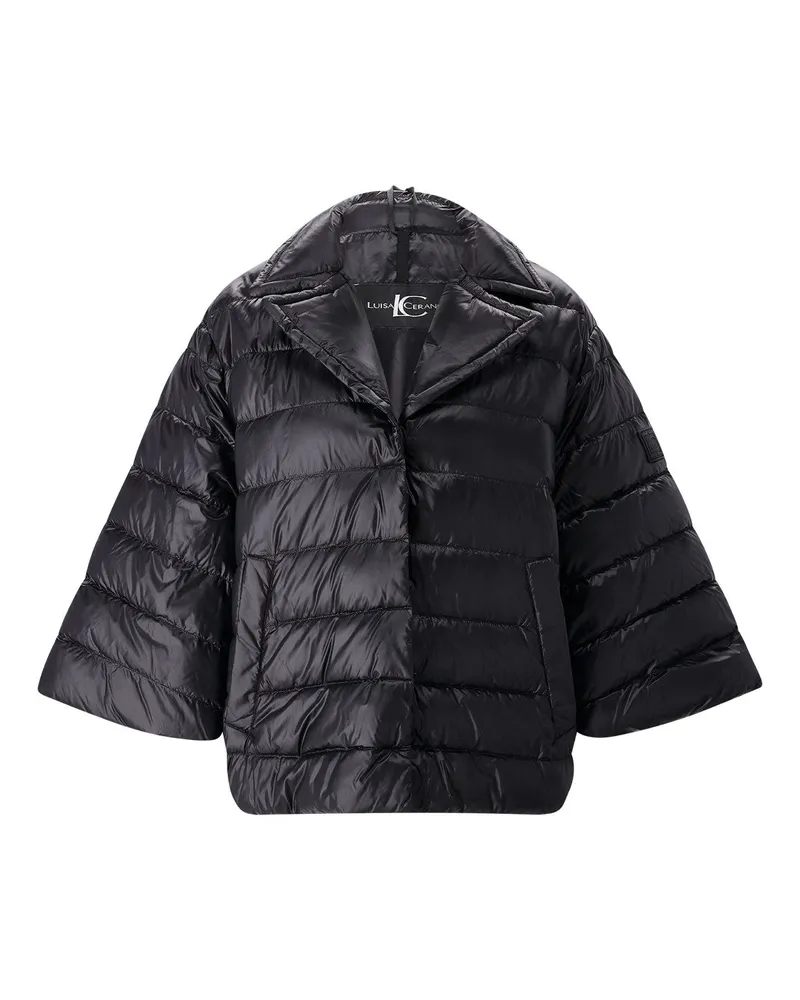 Luisa Cerano Leichte Steppjacke mit Daunen Schwarz