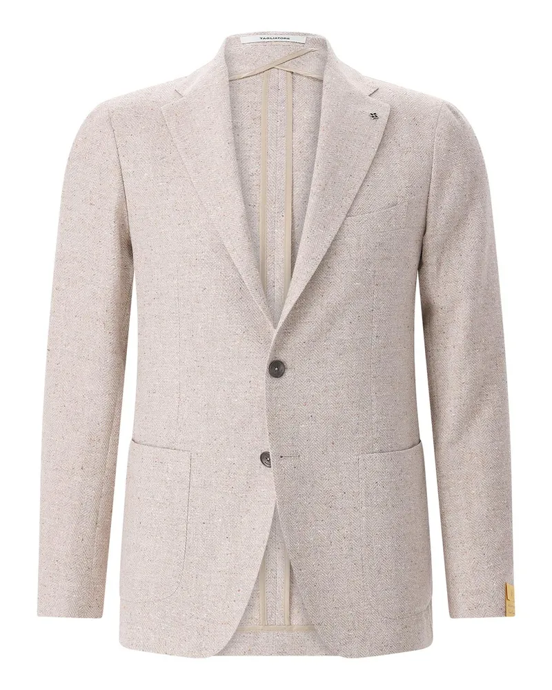Tagliatore Sakko aus Baumwollmix Beige