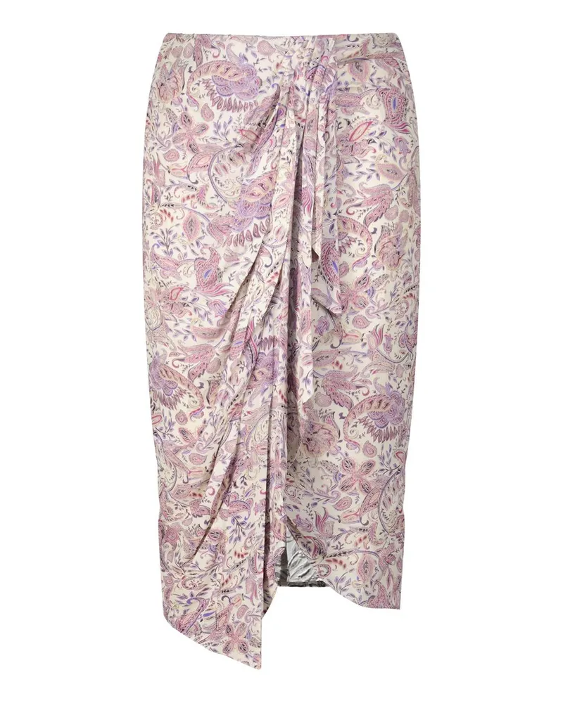 Isabel Marant Midirock Zaine mit Paisley-Muster Multicolor
