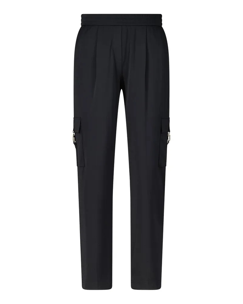 Luisa Cerano Softshell Hose in Tapered-Fit Schwarz