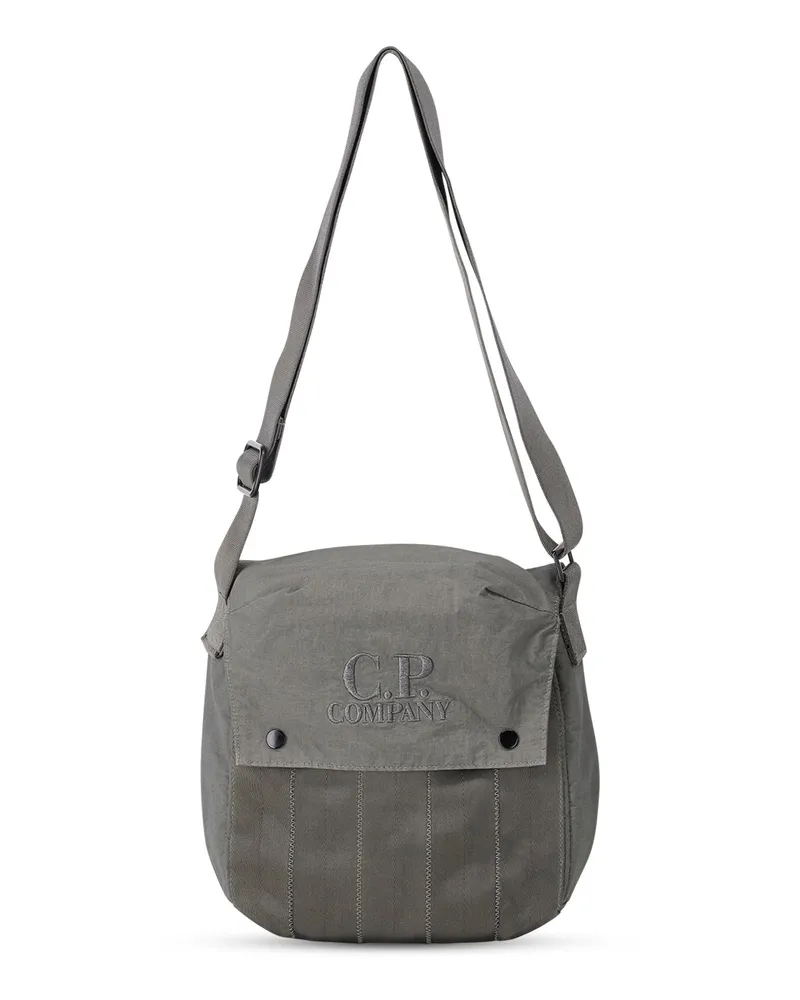 C.P. Company Umhängetasche mit Logo Dunkelgrün