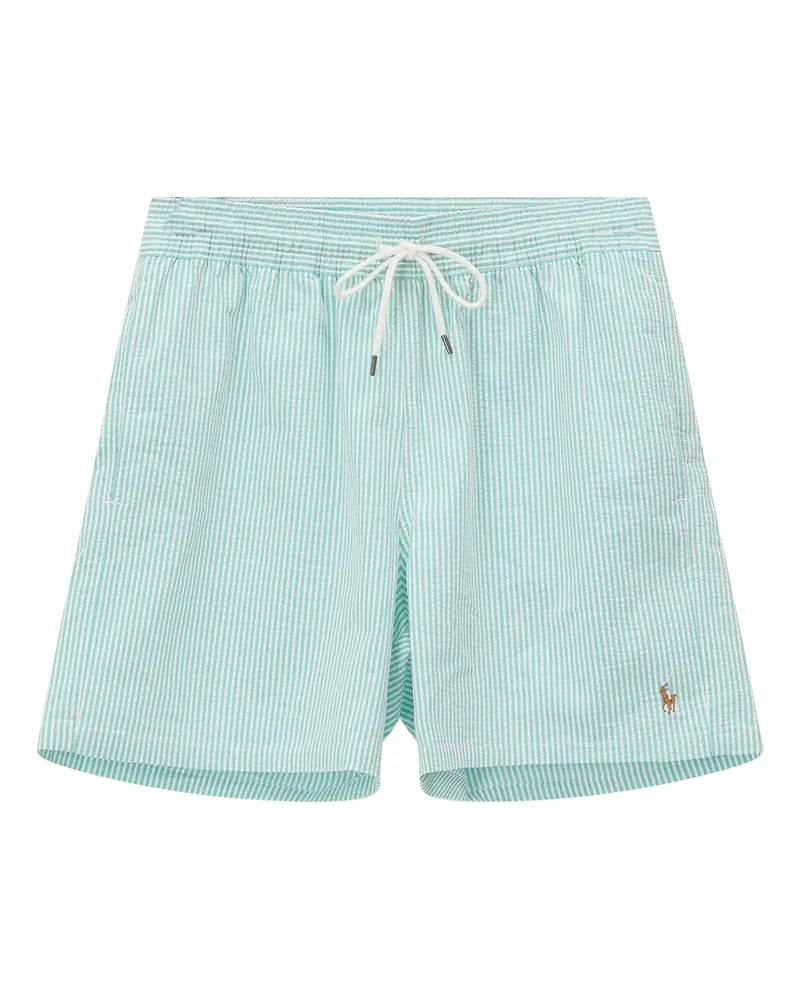 Ralph Lauren Gestreifte Badehose Grün