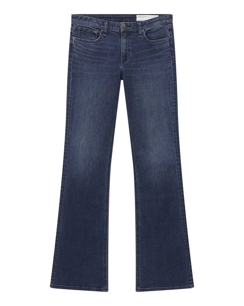 Rag & Bone Boot Cut Jeans The Kinsley Dunkelblau