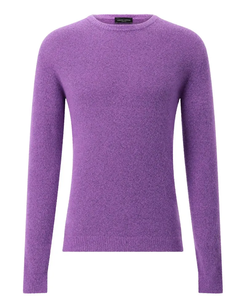 Roberto Collina Strickpullover aus Kaschmir Lila