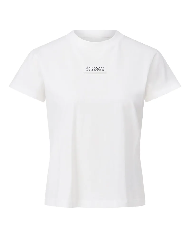 Maison Margiela T-Shirt mit Logo Weiß