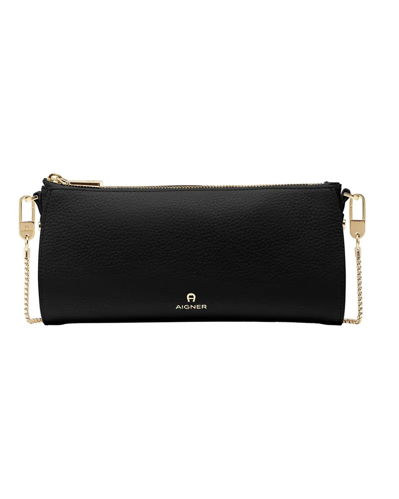 Aigner Umhängetasche Ivy aus Leder Schwarz