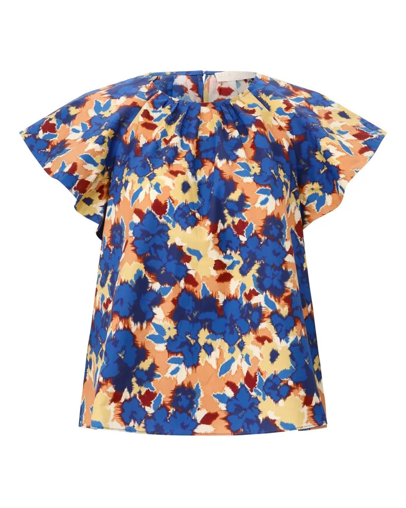 Ulla Johnson Blusenshirt mit Blumenmuster Multicolor