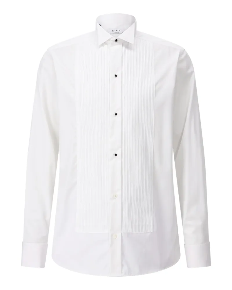 Eton Contemporary-Fit Twillhemd mit Wing-Kragen Weiß