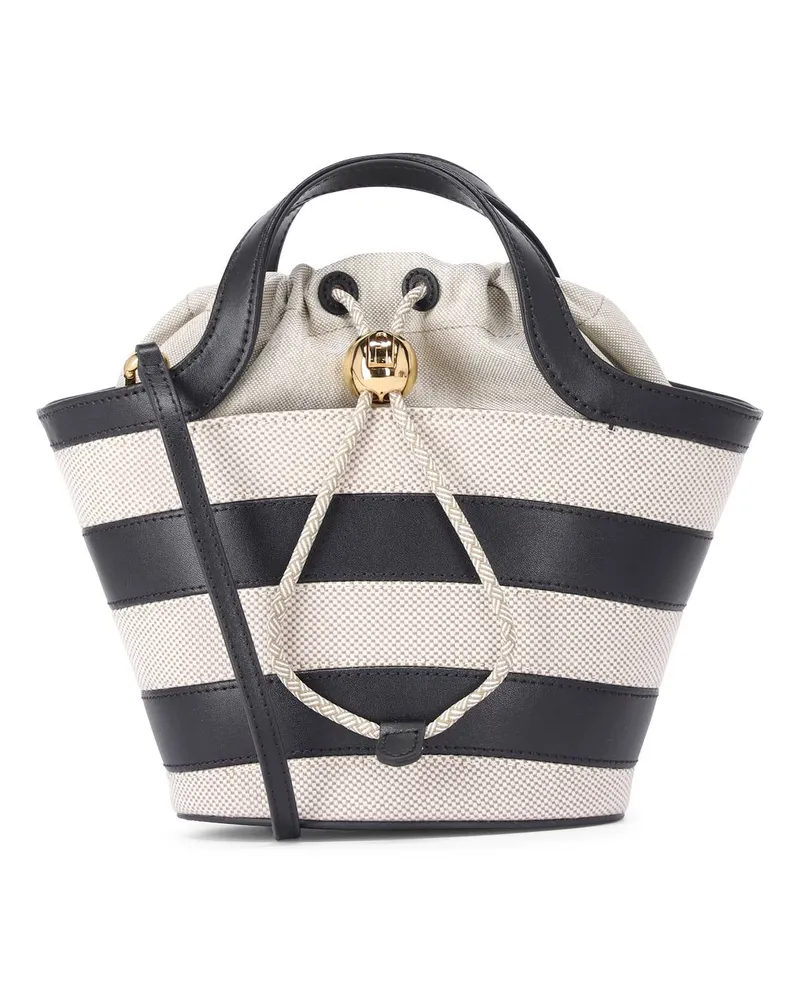 Furla Umhängetasche mit Streifen Beige